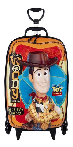 Mochila De Rodinhas 3d Maxtoy Toy Story Woody