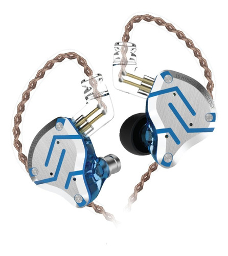 Audífonos In - Ear Kz Zs10 Pro (glare Blue) Sin Micrófono