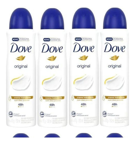 Kit 04 Desodorante Dove  Masculino E Feminino  Em Oferta