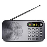 Mini Receptor De Radio Fm Portátil Con Pantalla Led