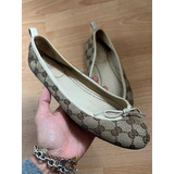 Padrisimos Flats Gucci Signature Classic 38 Originales!!