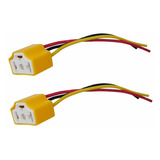 2 Soquets H4 Ceramicos Para Unidad Led Foco Xenon Soc-h4