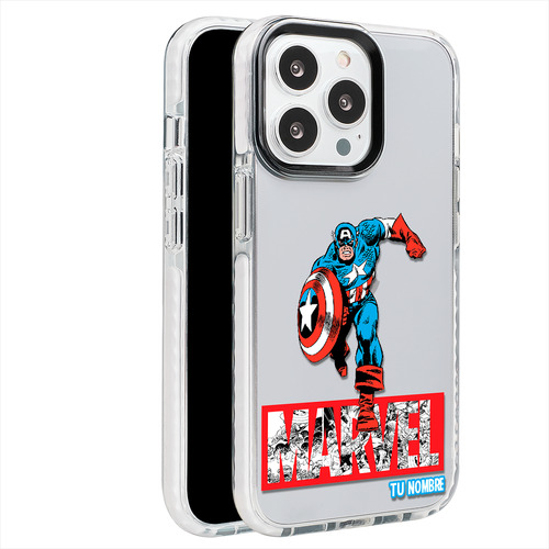 Funda Para iPhone Capitán América Marvel  Personalizada