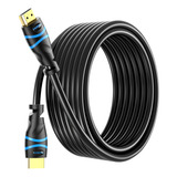 Cable Hdmi Bluerigger 4k 60 Hz Hdr10 Hdcp2.3 18 Gbps 15,24 M