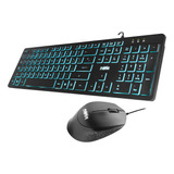 Combo Teclado Mouse Usb Power Group Nc-901 Oficina / Hogar