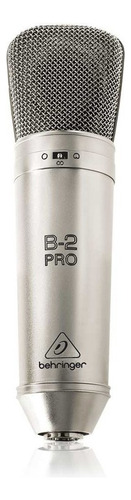 Microfone Behringer B-2 Pro Condensador Cardioide Cor Prateado