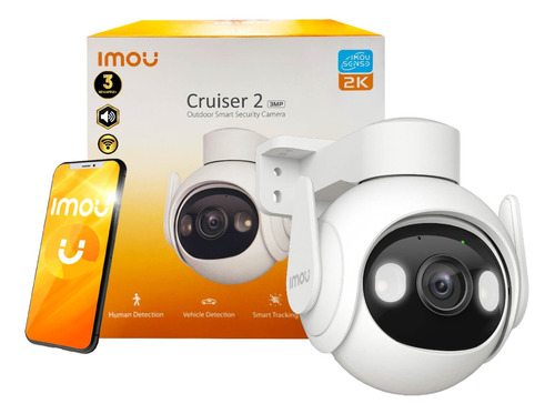 Camara De Seguridad Wifi Imou Cruiser 2 3mp 2k Audio Bidirec