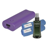 Powerbank 4400mah + Kit Limpieza Antibacterial 180ml