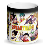 Mug Mágico Dragon Ball Goku Personalizado Con Nombre