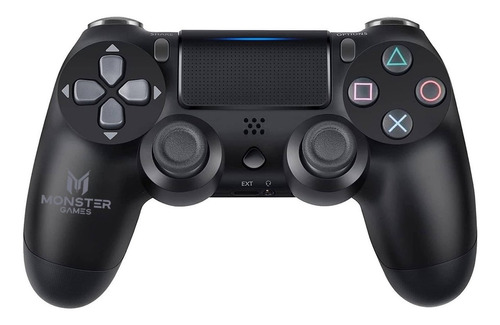 Control Joystick Inalámbrico Monster Games Double Shock Ps4 Ps4 Negro