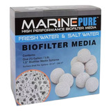 Marine Pure Esferas 3.8 L Aprox 80 Materia Filtrante Acuario
