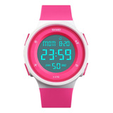 Reloj Números Grandes Moda Skmei Deportivo For Dama