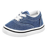 Willis Niño Bebé Tenis De Tela Azul Mezclilla Cod 76595-1