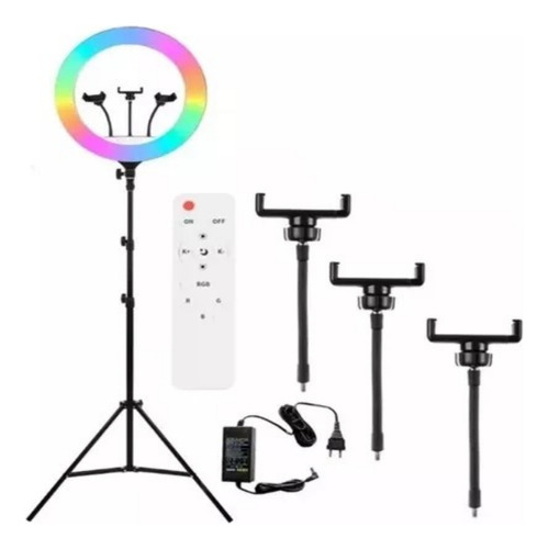 Lampara Aro De Luz 18  Led Profesional Foto Vídeo, 480focos 