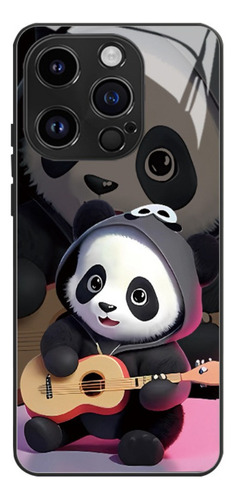 4pcs Guochao Panda Cristal Teléfono Caso Para iPhone