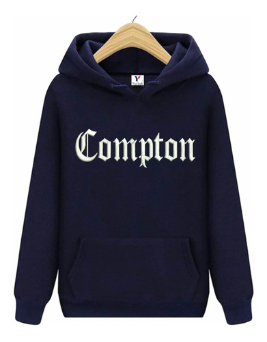 Sudadera Compton Bordada, Unisex Con Capucha