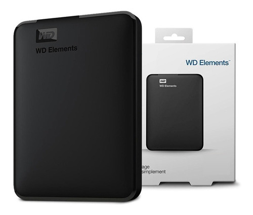 Disco Rigido Externo 2tb Wd Western Digital Elements Portatil Usb 3.0 Pc Ps4 Notebook Gtia Oficial