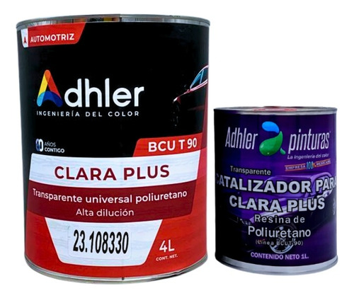 Kit Transparente Clara Plus 4 Lts 