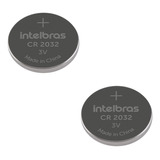 02 Baterias De Litio 3v P/ Controle Portão Cr 2032 Intelbras