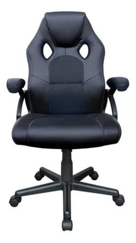 Silla Gamer Doom Para Oficina En Cuero Acolchada Giratoria 