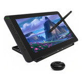 Tableta Grafica Monitor Huion Kamvas 13 Morada Con Soporte