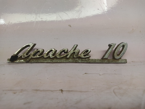Emblema Chevrolet Apache 10 Usado Original Foto 2