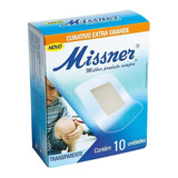 Curativo Extra Grande Transparente Missner 5 X 7,5cm C/10uni