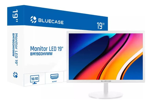 .monitor 21.5 Branco Led Bluecase Full Hd Hdmi Vga 75hz 220v