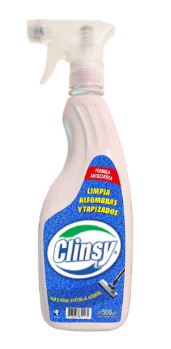 Clinsy Limpialfombras Y Tapizados X 500ml X 2u.