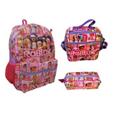 Kit Mochila Roblox Costas Escolar Infantil Lancheira Estojo 