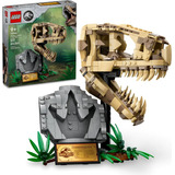 Lego Jurassic World Fósseis Dinossauros Crânio T Rex 76964