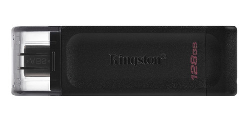 Pendrive Kingston Datatraveler 70 Dt70 128 Gb Usb 3.2 Negro