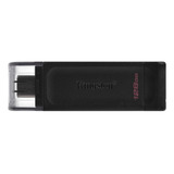 Pendrive Kingston Datatraveler 70 Dt70 128 Gb Usb 3.2 Negro