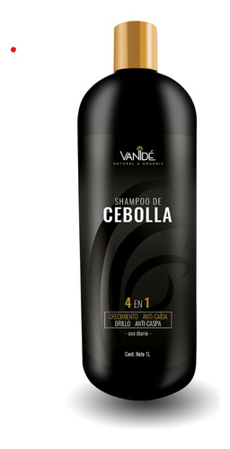 Shampoo De Cebolla Para Crecimiento Acelerado Vanide