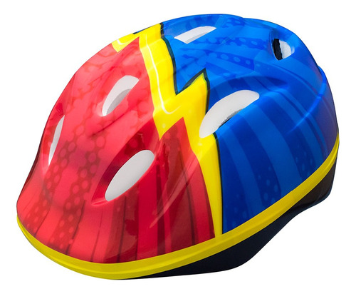 Capacete Infantil Ventilado C/ajuste Bike Skate Patins Flash