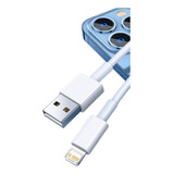 Cable Carga Rápida Usb Para iPhone 14  13 12 Pro M  2 Metros