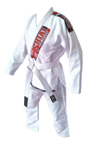 Kimono Jiu Jitsu Blanco Azul Negro Shiai Tokaido Tramado Bjj