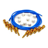 Kit De Efectos De George L (cable Azul Conectores Dorados En