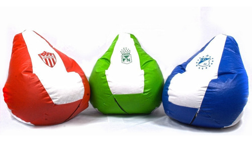 Puff Pera Equipos Deportivos   Eco Cuero