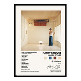 Quadro Decorativo Harry Styles Harry's House A4 Spotify Dayl