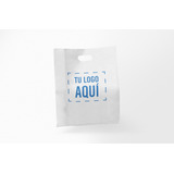 100 Bolsa Tipo Boutique Diseño Personalizado 30 X 35