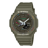 Reloj Casio G-shock Original  Solar Verde Ga-b2100fc-3a