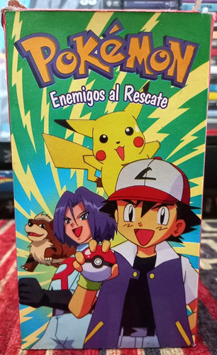 Pokemon Vhs Enemigos Al Rescate Pelicula Impecable Coleccion