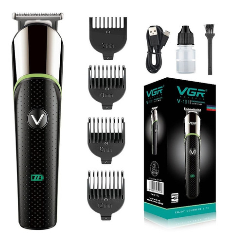 Maquina Corta Pelo Barba Trimmer Vgr V-191 Inalambrica Usb