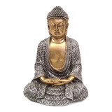 Estatueta Buda Hindu Grande De Resina Chakras * Meditação  