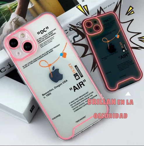 Funda Case Para iPhone 14,14 Pro Y 14 Promax Nike Off White