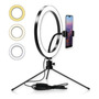 Trípode Led Ring Light Para Blog, Mesa De Iluminación, 8 Pulgadas, Marco De 20 Cm, Color Negro Trípode Led Ring Light Para Blog, Mesa De Iluminación, 8 Pulgadas, Marco De 20 Cm, Color Negro