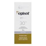 Protetor Solar Fps 30 Pele Clara Mantecorp Skincare Episol Color Caixa 40g