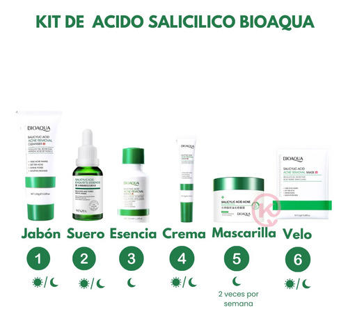 Kit Anti Acne Acido Salicílico - mL a $204