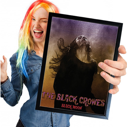 Poster Quadro Com Moldura The Black Crowes 06 A4 30x21cm